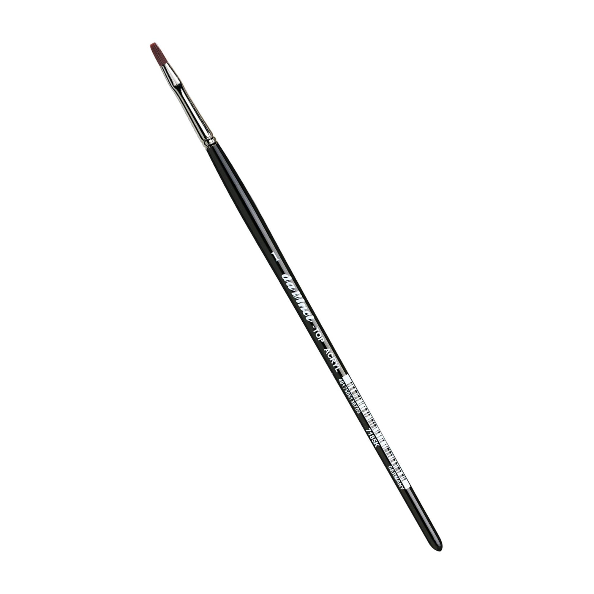 da Vinci TOP ACRYL Series 7185K Synthetic Flat Brush